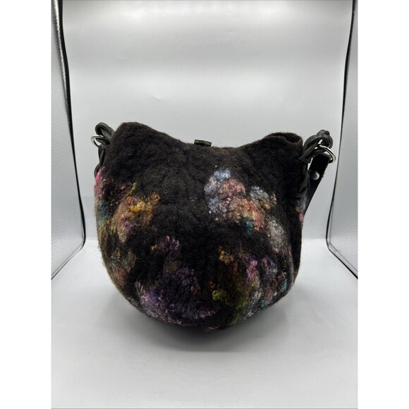 Pembroke Farm Pet Wool Felted Multicolor Shoulder Bag NWT - Picture 3 of 13